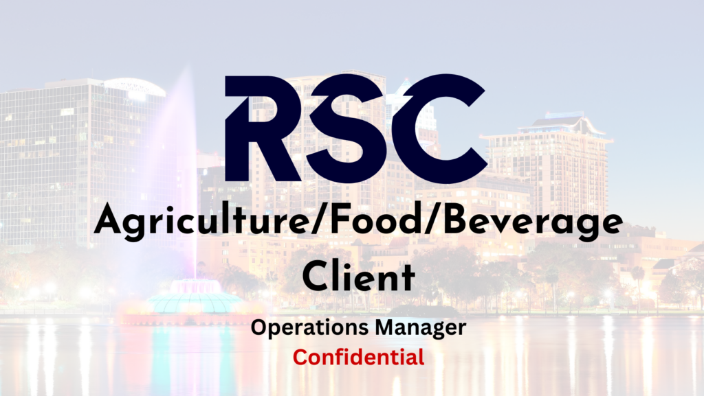 Confidential - Operations Manager